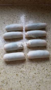 自制抹茶蛋黄酥做法图解12)