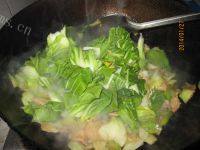 油菜炒肉自制