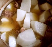 美味萝卜炖牛肋条做法图解7)