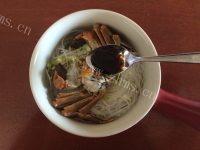美味的粉丝蒸蟹做法图解10)