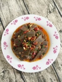 好吃的剁椒炒魔芋做法图解9)