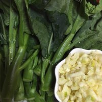 家常菜白灼芥蓝做法图解2)
