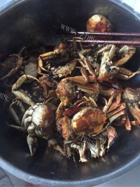 香喷喷的香辣蟹做法图解2)