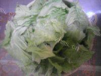 诱人的白菜炒肉丝做法图解1)