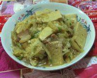 白菜炖冻豆腐
