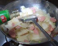 家常菜冬瓜烧火腿做法图解11)