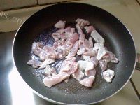 家常菜腐竹炒肉片做法图解3)
