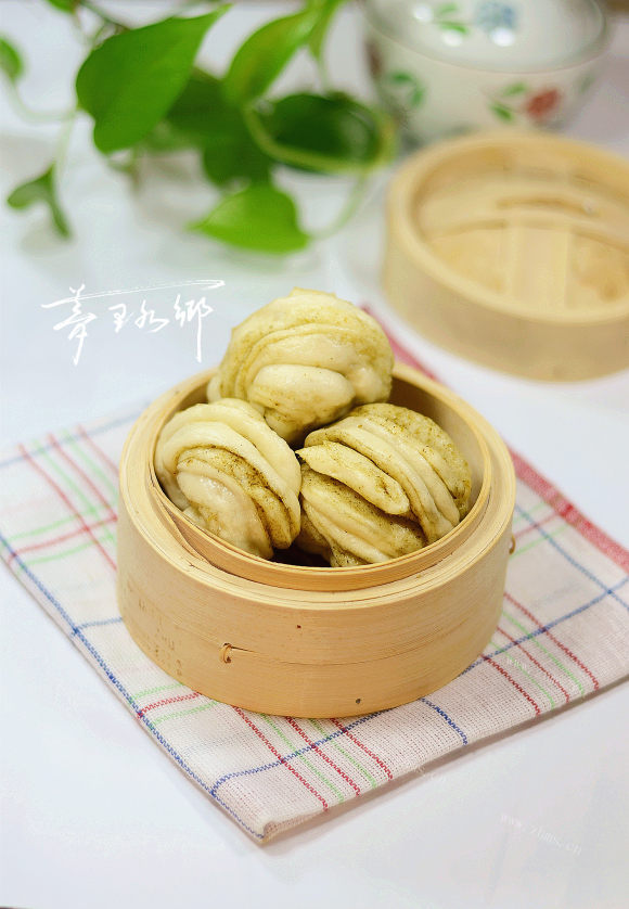 香豆子花卷