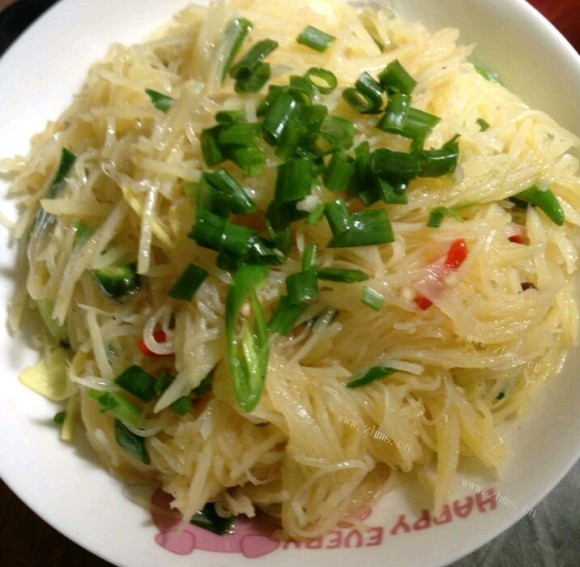 诱人的炒土豆丝