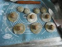 美味的抹茶绿豆酥球做法图解13)
