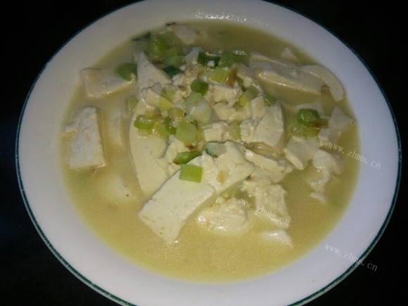 热腾腾的炖豆腐
