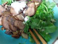 家常菜香菜拌牛肉做法图解4)