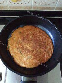 美味的韩式泡菜煎饼