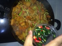 美味的干锅花菜做法图解23)