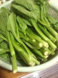家常菜油淋菜心做法图解1)