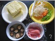 美食肉丝炒面做法图解1)