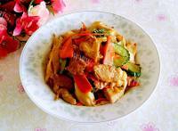 家常菜杏鲍菇黄瓜炒肉