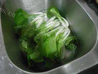家常菜蚝油小白菜做法图解1)