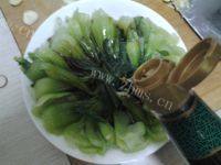 家常菜白灼油菜做法图解6)