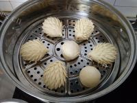 小刺猬豆沙包做法图解9)