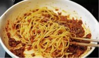 美味的意大利肉酱面
