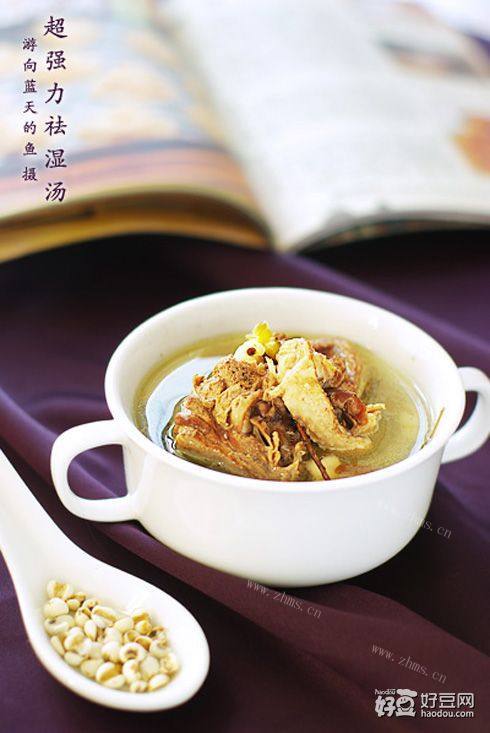 薏米鸡骨草茯苓煲老鸭
