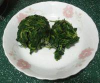 下酒菜菠菜拌花生米做法图解7)