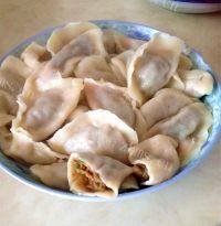 自己做的牛肉水饺