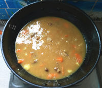 家常美食牛腩咖喱饭做法图解12)