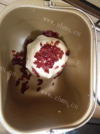 自制蔓越莓小餐包做法图解4)