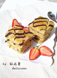 自制千叶纹蛋糕