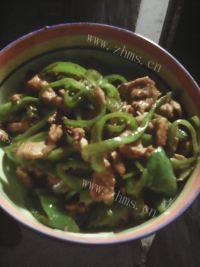 家常菜青椒肉丝