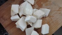 家常香菇芋头蒸鸡腿做法图解9)