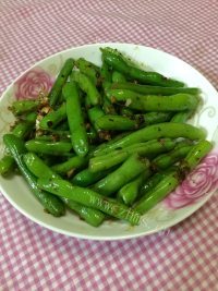 家常菜炒四季豆