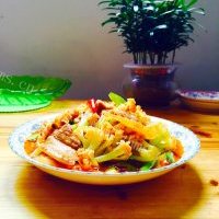 质嫩爽口的干锅花菜的做法图解十一