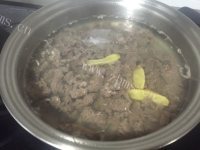 美味青菜牛肉羹做法图解3)