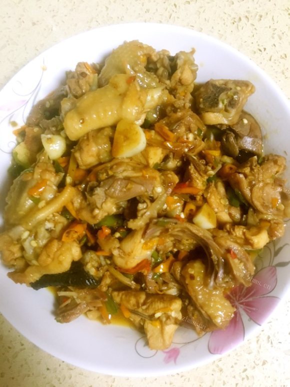 辣椒炒鸡肉