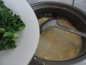 美味的小白菜疙瘩汤