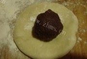 自制红豆汤种面包做法图解6)