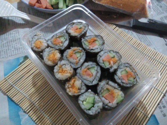 唇齿留香的寿司卷