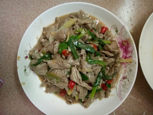 五味俱全的爆炒牛肉