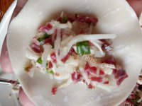 鲜香牛肉菌菇蒸饺的做法图解三