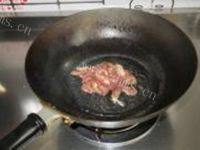肉丝炒茄子做法图解4)