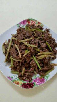 美味的沙茶牛肉