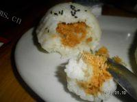 自制肉松饭团