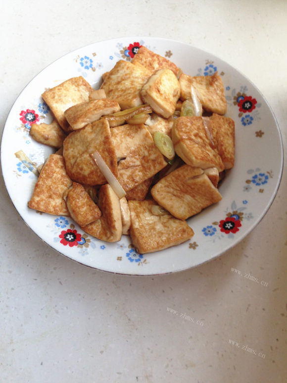香喷喷的香煎豆腐