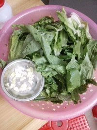 家常菜清炒油麦菜做法图解1)