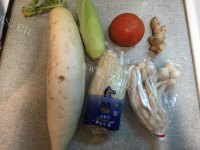 美味的玉米萝卜汤做法图解1)