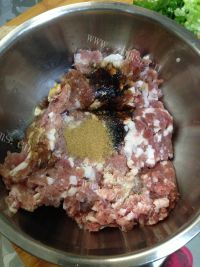 自制茴香猪肉包做法图解3)