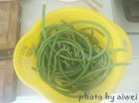 家常菜豇豆酿肉做法图解3)